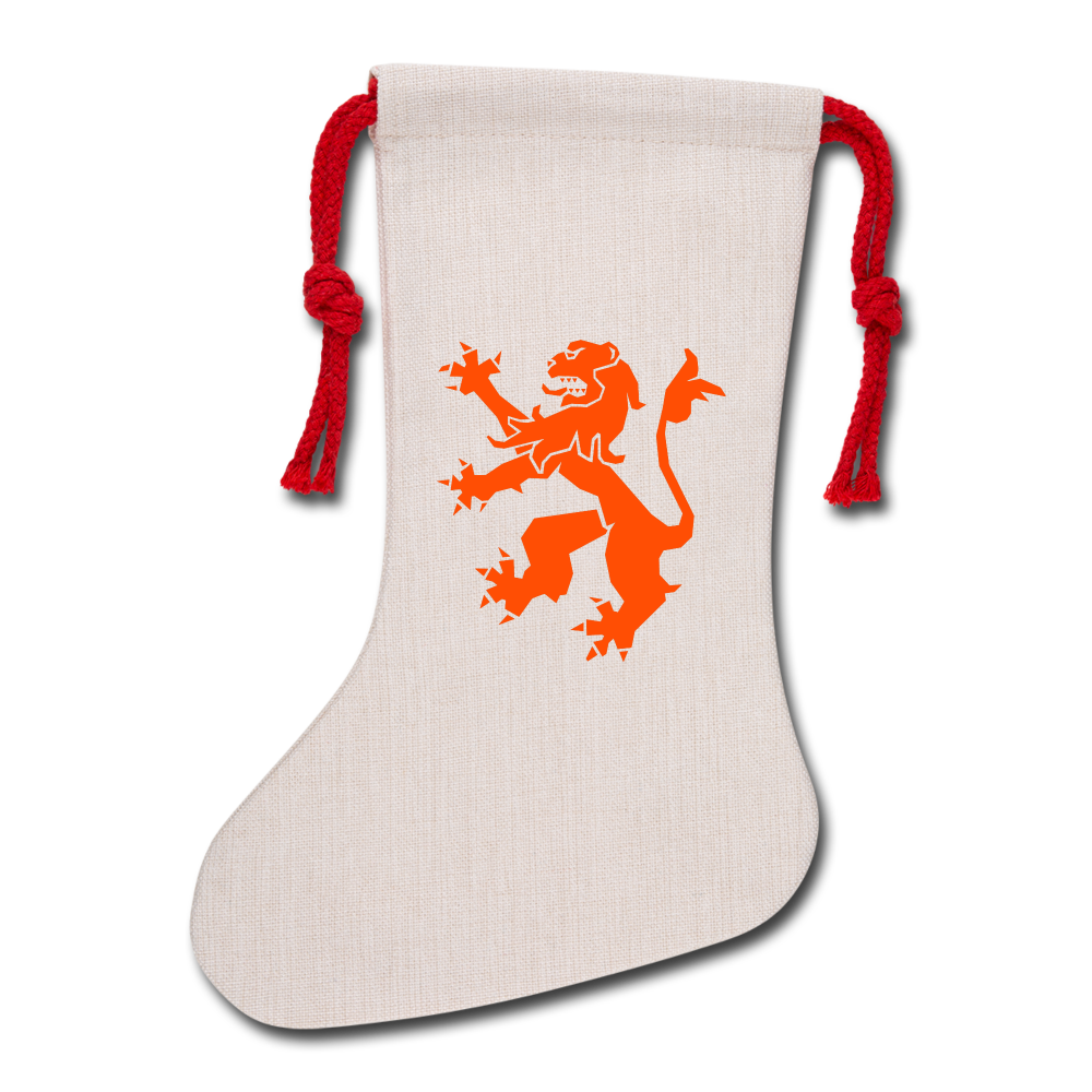 Houston Dutch Lions FC Holiday Stocking – Club Pride for the Holidays - natural