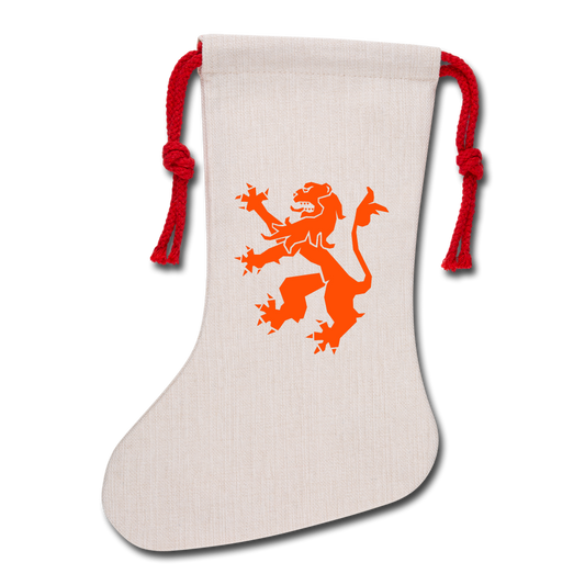 Houston Dutch Lions FC Holiday Stocking – Club Pride for the Holidays - natural