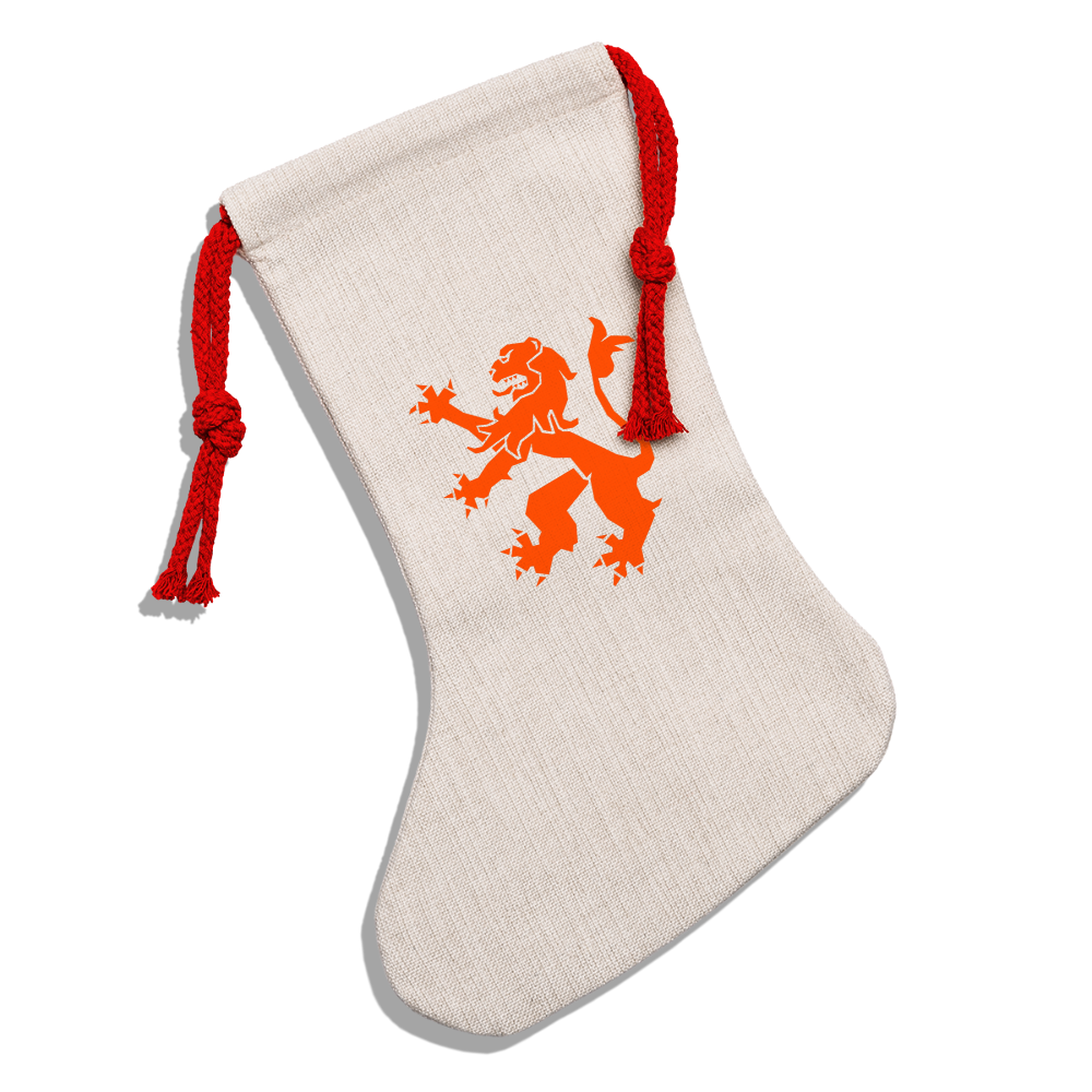 Houston Dutch Lions FC Holiday Stocking – Club Pride for the Holidays - natural